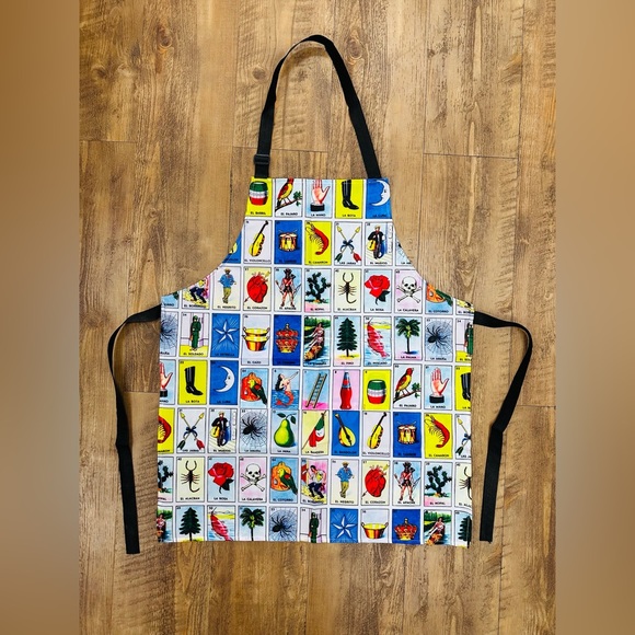 Mexican Loteria Apron Unisex One Size Great gift! - Picture 4 of 5
